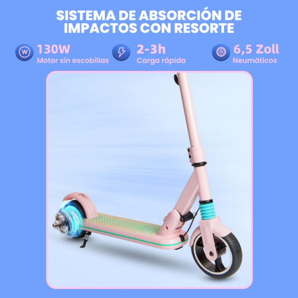 Ovex Swag patinete eléctrico infantil – ¡La diversión y el estilo a toda velocidad! - Image 5