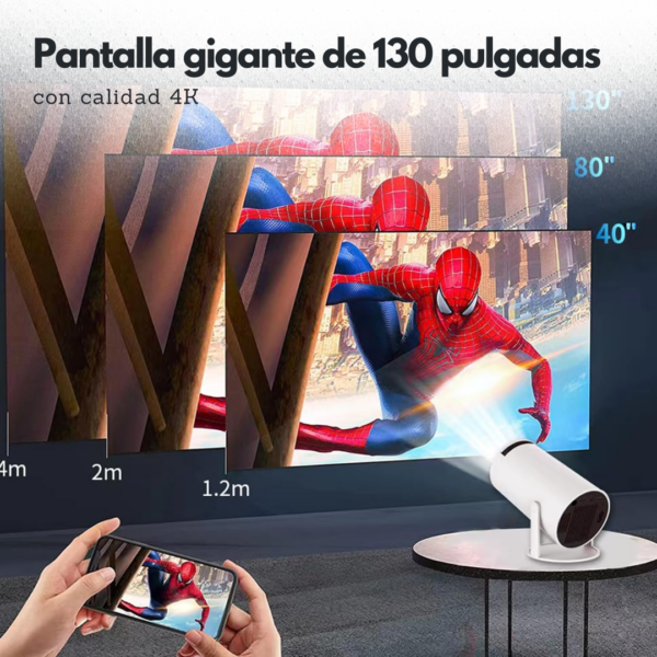 Magcubic Portable Projector HY300 Pro | Olvídate de imágenes torcidas, siempre una proyección perfecta. - Image 2