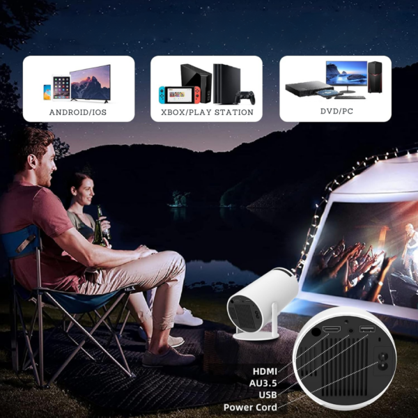 Magcubic Portable Projector HY300 Pro | Olvídate de imágenes torcidas, siempre una proyección perfecta. - Image 5