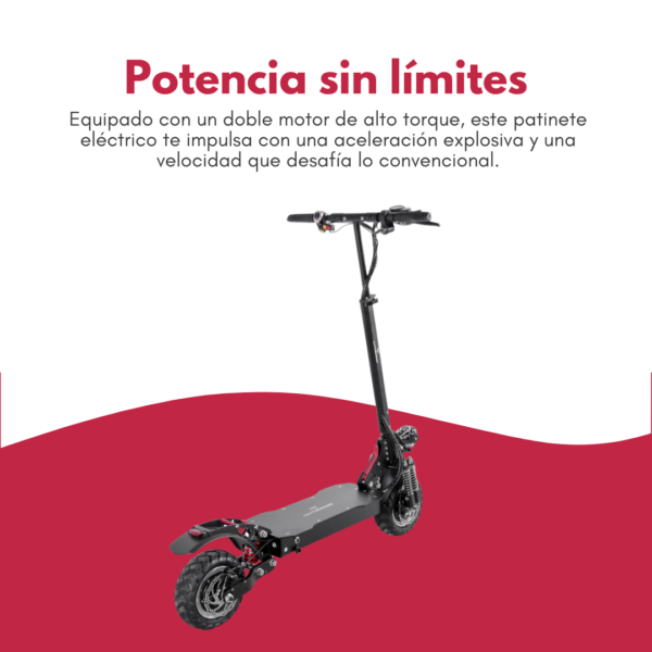 Ovex Swag patinete eléctrico DOBLE MOTOR 48V | Desplazate sin límites - Image 2