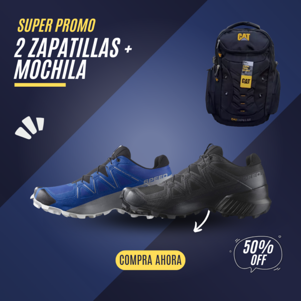 Zapatillas Salomon + Mochila